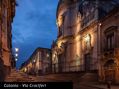 catania via crociferi